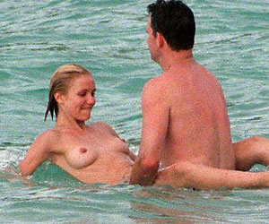 cameron diaz caught nude by the paparazzi